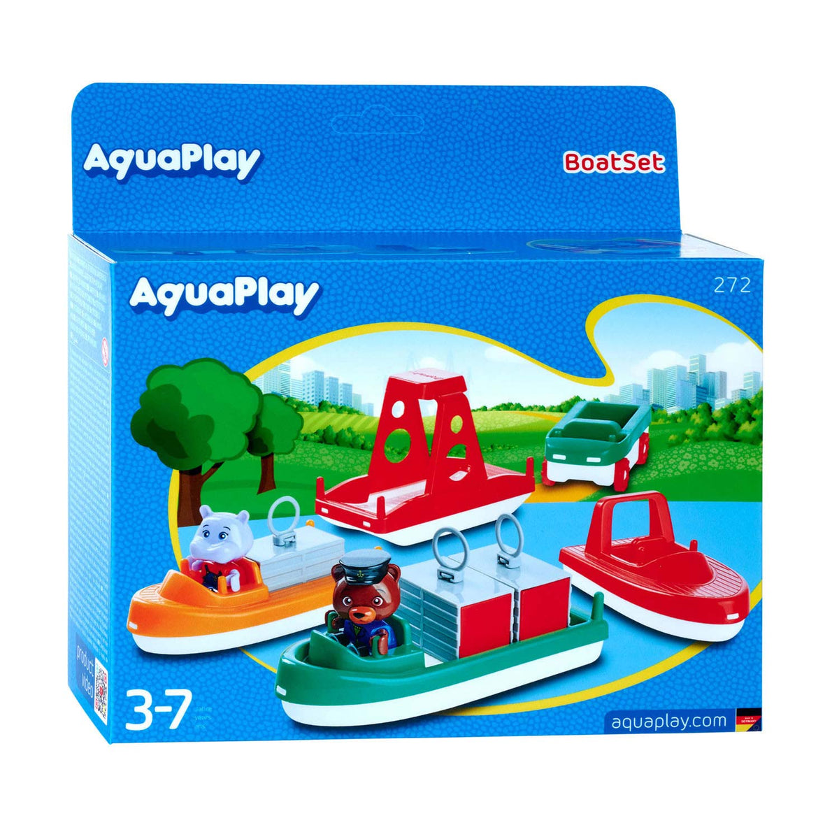 Aquaplay big - - juego de barcos - accesorios para pistas de agua