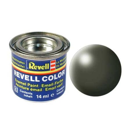 Revell - pintura para maquetas núm. 361 verde oliva mate seda