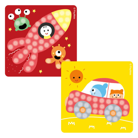 Mini mosaico Playmais - cohete