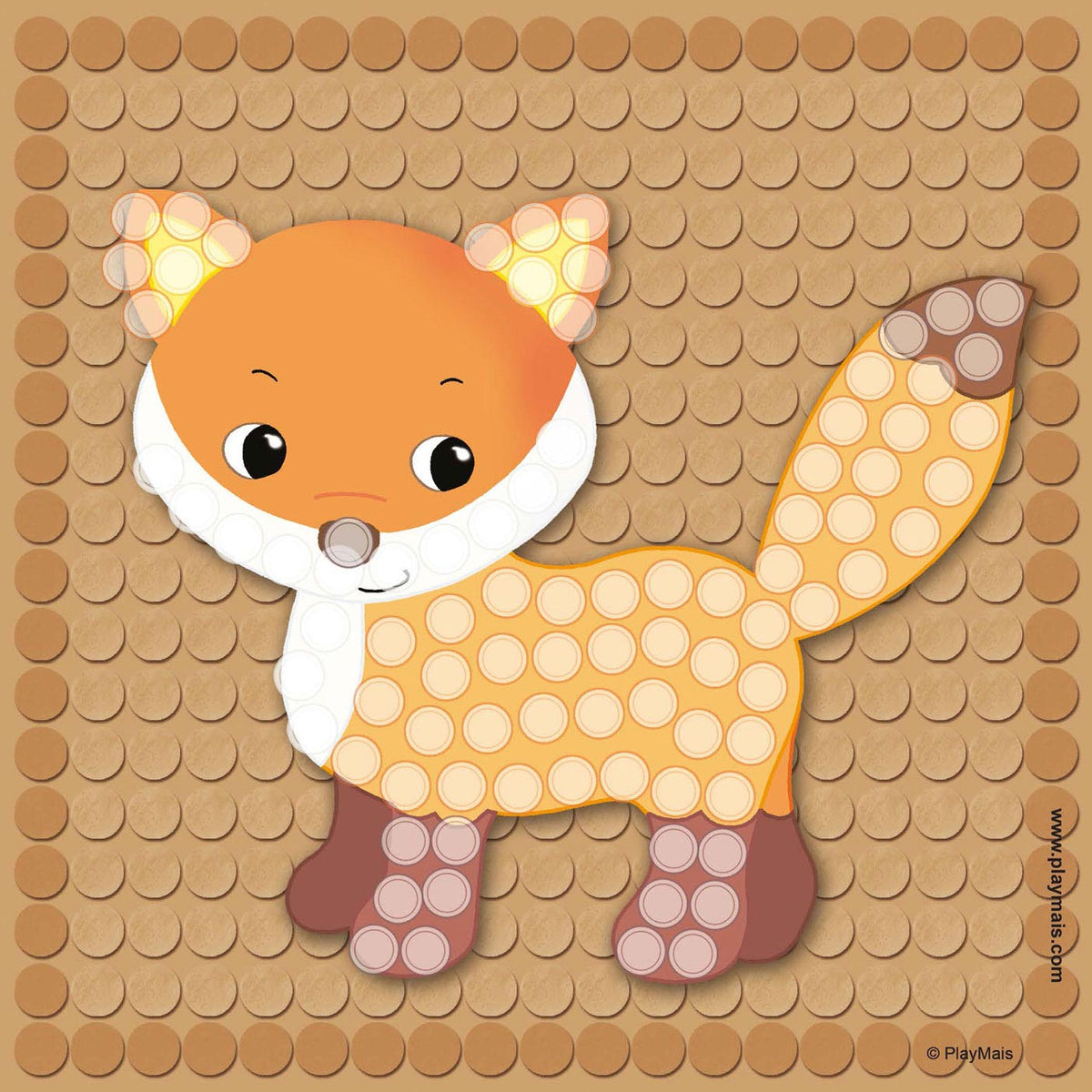 Playmais mosaico pequeño bosque