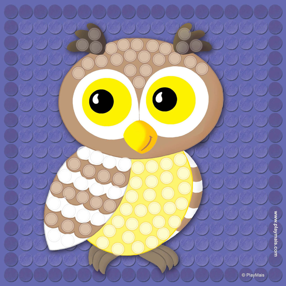 Playmais mosaico pequeño bosque