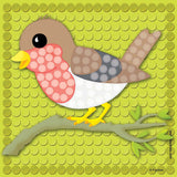 Playmais mosaico pequeño bosque