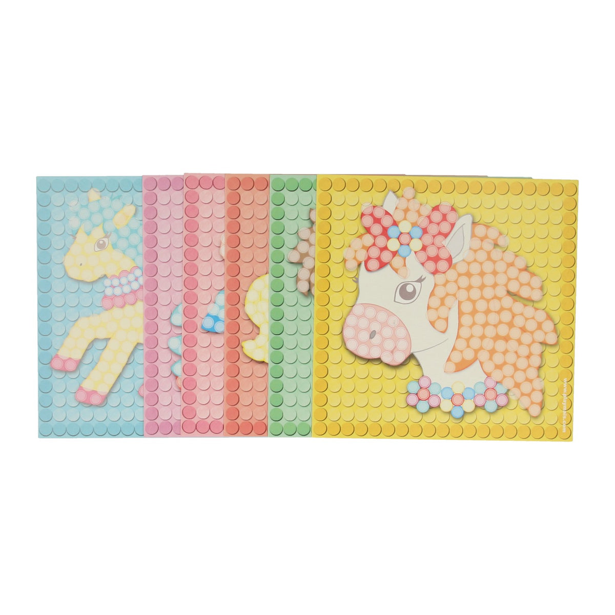 Playmais Mosaic Cards Decorate Girls set, 24st.