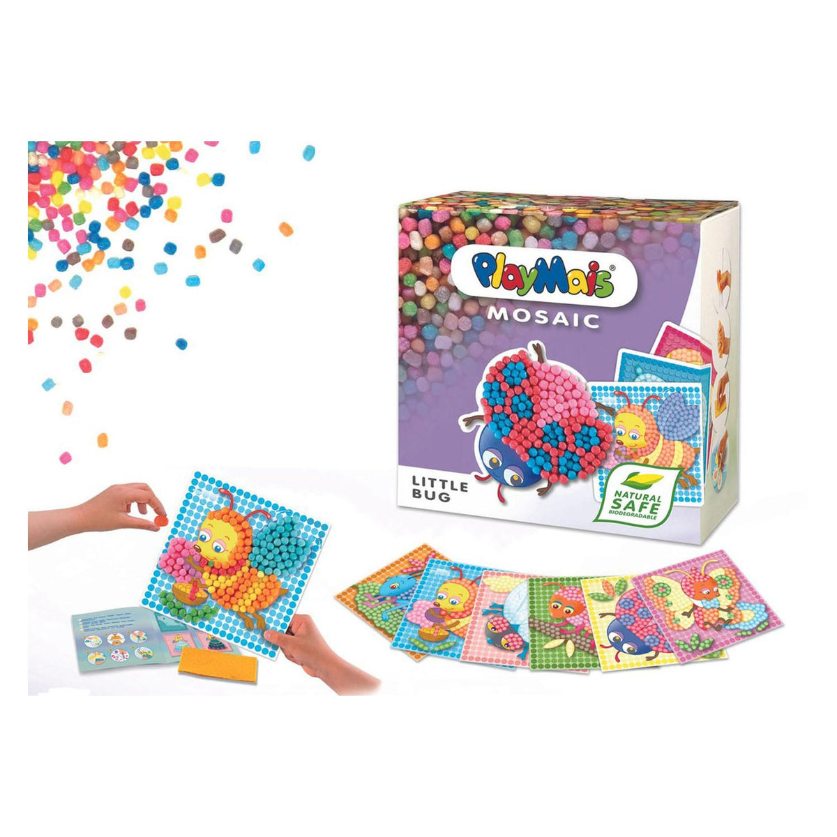 Playmais Mosaic Set - Insectos pequeños