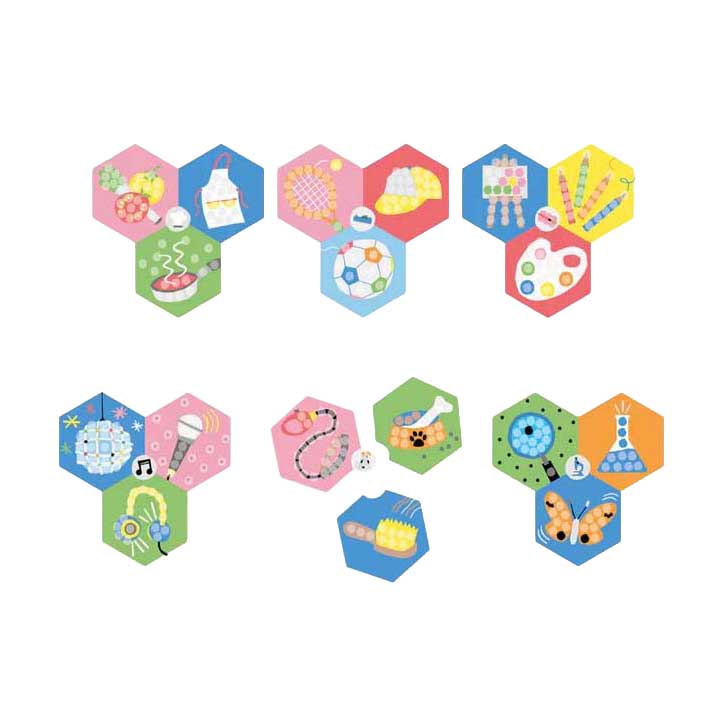 Juego de manualidades de mosaicos Playmais para pasatiempos y profesiones - 5000 piezas