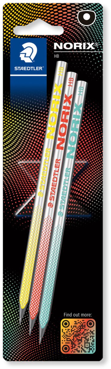 Lapiz staedtler norix blister 3 piezas hb