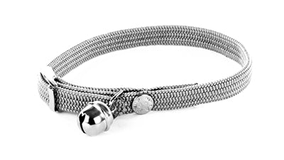 Collar martin gato nylon elastico gris