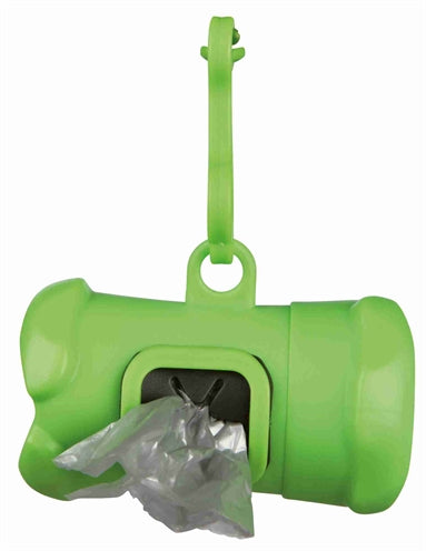 Trixie Porta bolsas para excrementos en forma de hueso con bolsas para excrementos surtidas