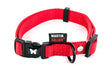 Collar Martin ajustable nylon rojo