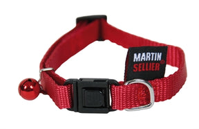 Martin collar para gatos nylon uni rojo