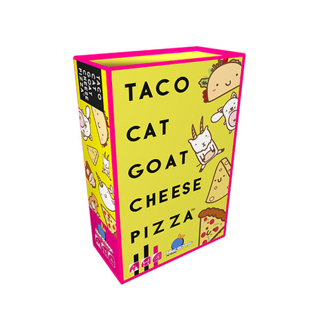 Pizza de queso de cabra y gato con taco de naranja azul