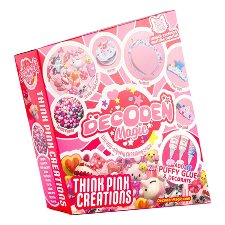 Gear2play decoden magic - deluxe: kit de manualidades con pegamento hinchado think pink Creations