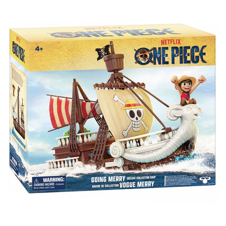 Moose Toys One Piece Going Merry Barco de lujo con figura de juego