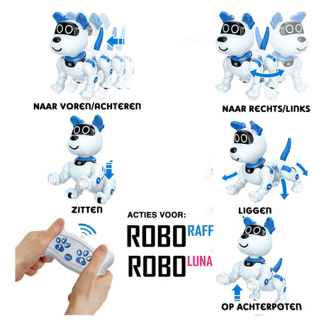 Gear2play robo luna cachorro interactivo