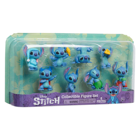 Just play Disney stitch - juego de 8 figuras de juego de puntadas
