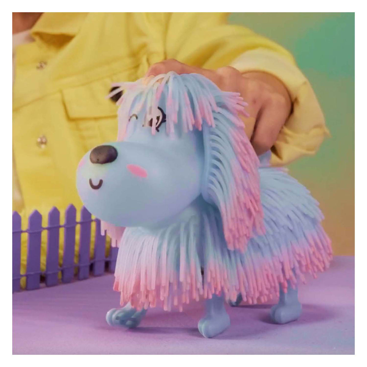 Spectron jiggly Pets cachorro electrónico azul