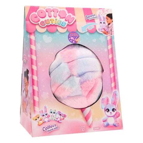 Conejito Spectron Cotton Cuties - Peluche perfumado de algodón de azúcar - 30 cm