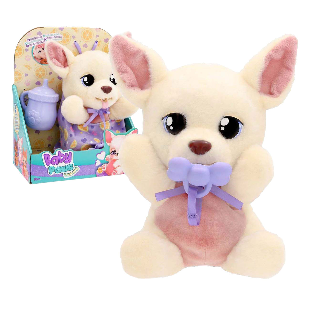 Peluche interactivo Baby Paws Yummy Chihuahua