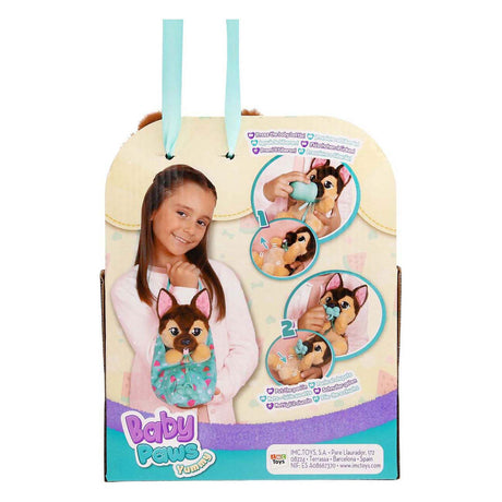 Imc Toys Baby Paws Yummy Peluche Interactivo Pastor Alemán