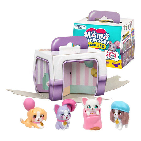 Conjunto de adopción de cachorros para familias sorpresa de mamá de Little Live Pets
