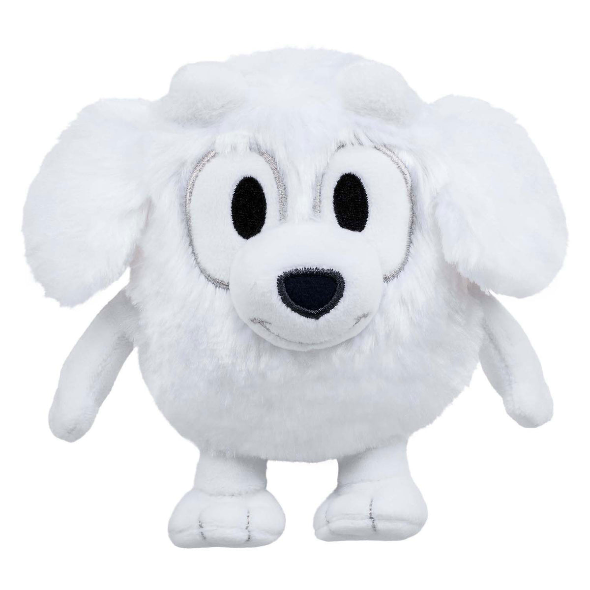 Alce peluche peluche azul lila, 15cm