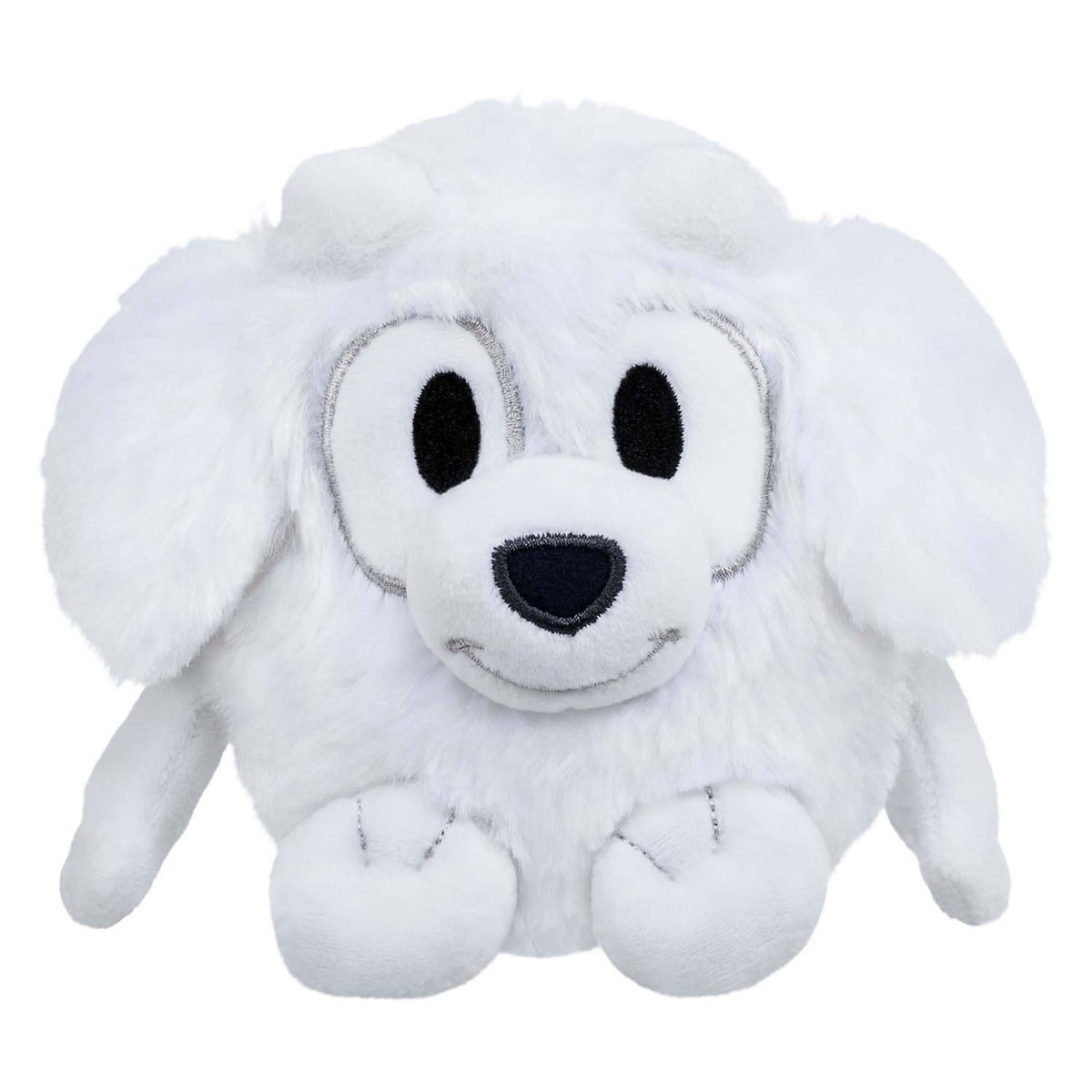 Alce peluche peluche azul lila, 15cm