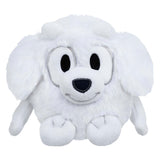Alce peluche peluche azul lila, 15cm