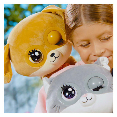 Silverlit winksies blueberry gatito - peluche interactivo en una taza de helado