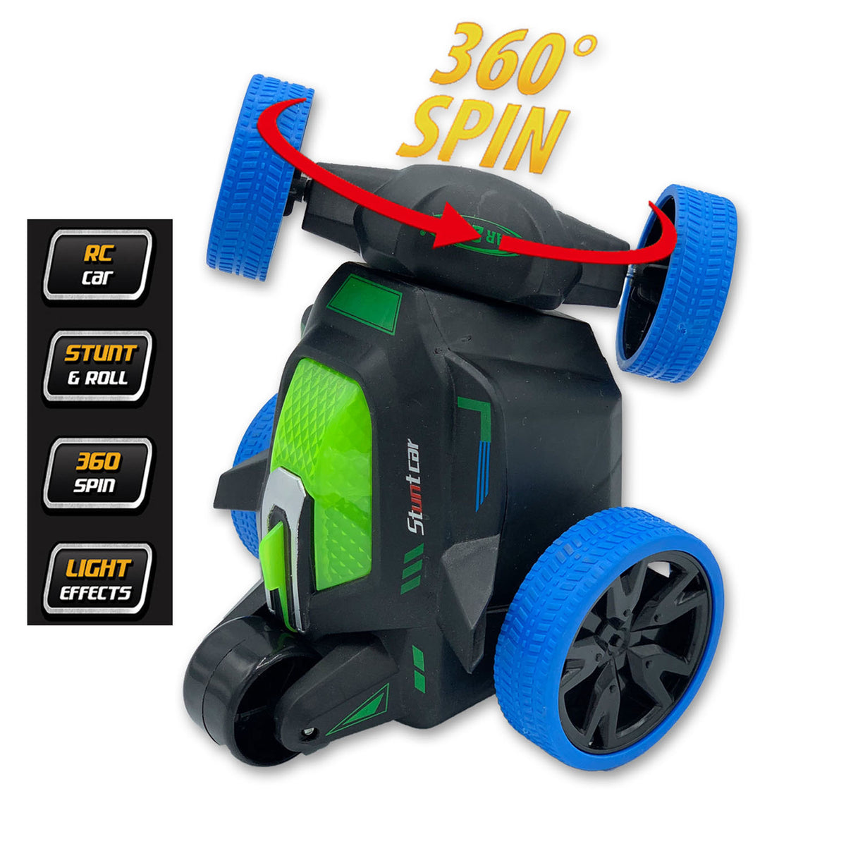 Gear2play rc truco roll truco coche azul - coche controlable