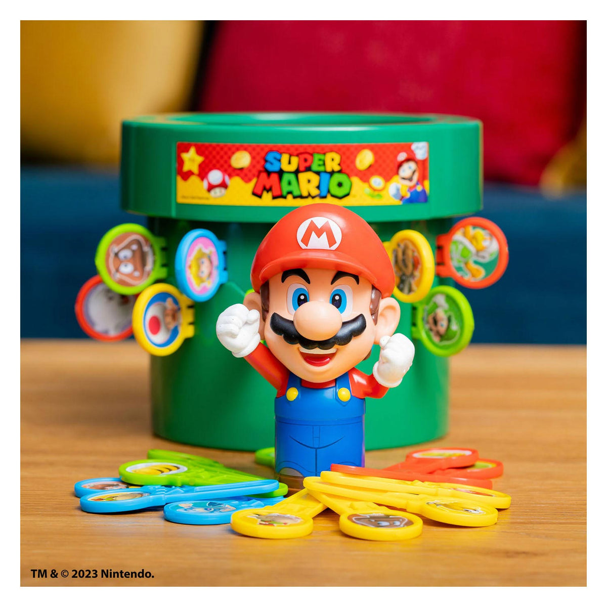 Tomy pop-up juego de mesa super mario