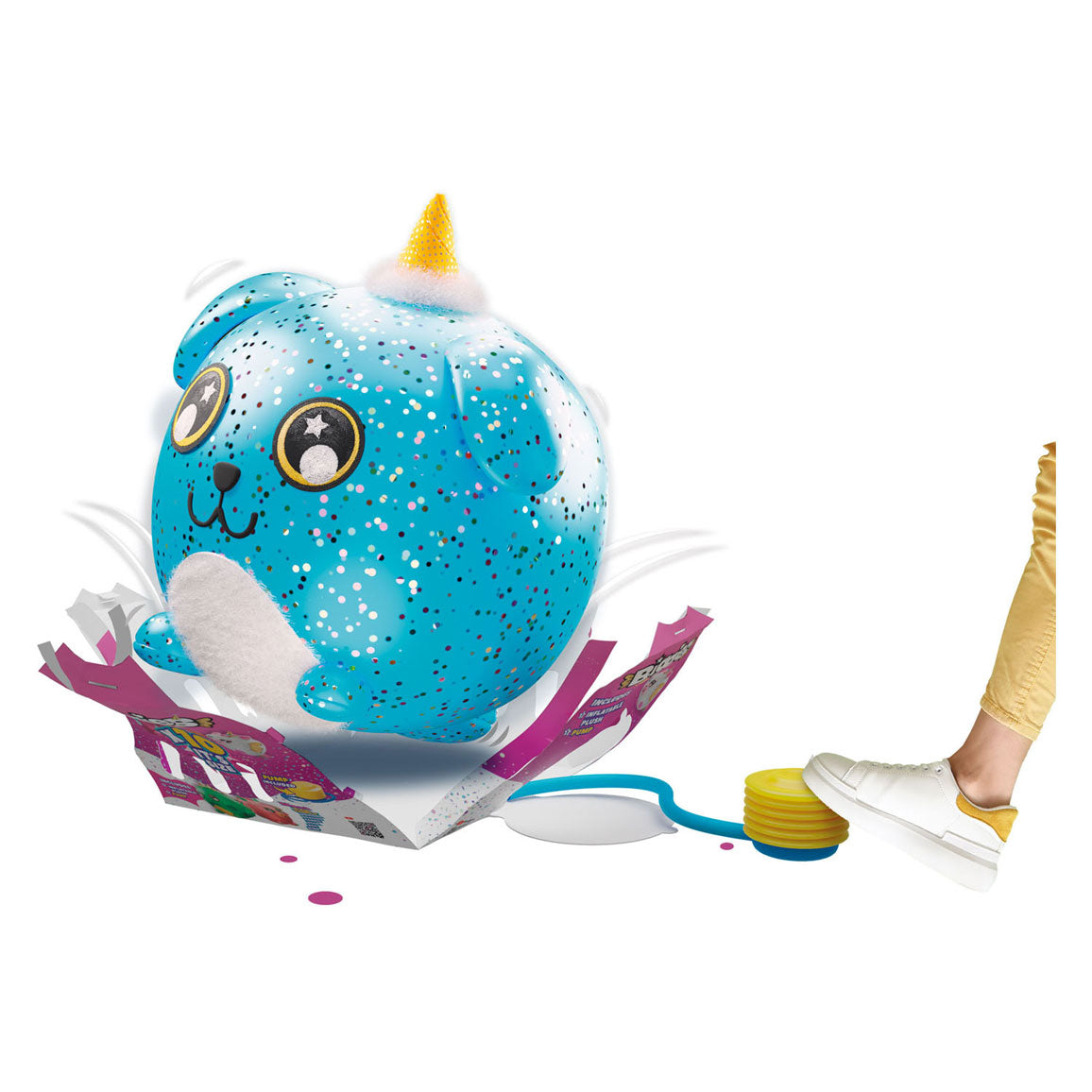 Spectron Biggies Dog Blue Inflable Abrazo