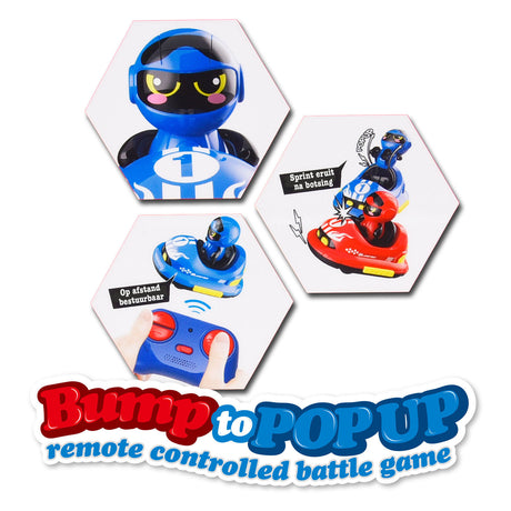 Gear2play RC Crazy Bumper Cars Duo Set - Coches chocadores controlables - ¡Enfréntate a un duelo de choque!