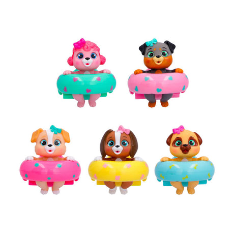 Spectron bloopies floaties cachorros jugando figura