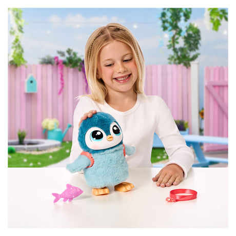 Pequeño animal interactivo pingüino de mascotas vivas.
