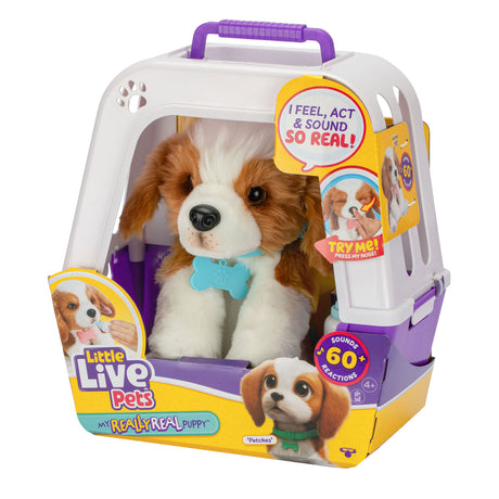 Spectron Little Live Pets, mi cachorro de peluche realmente real en jaula