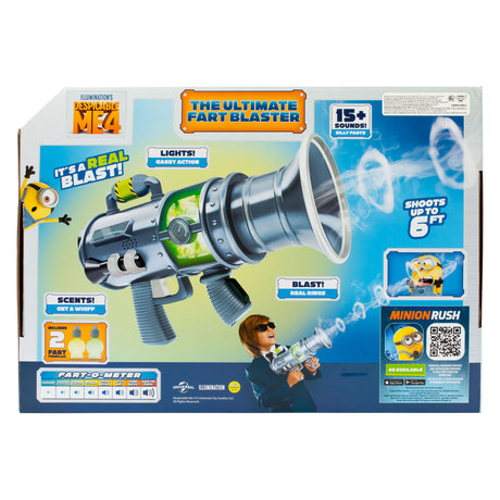 Moose Toys Despicable Me 4 - Lanzador de pedos definitivo con luz y sonido
