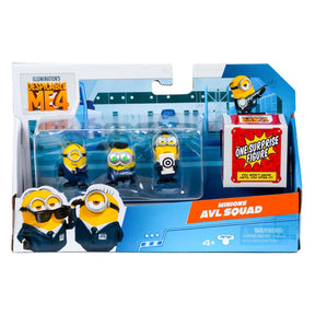 Pic Desable Me 4 - Figuras de juego de Party Bus, paquete de 4