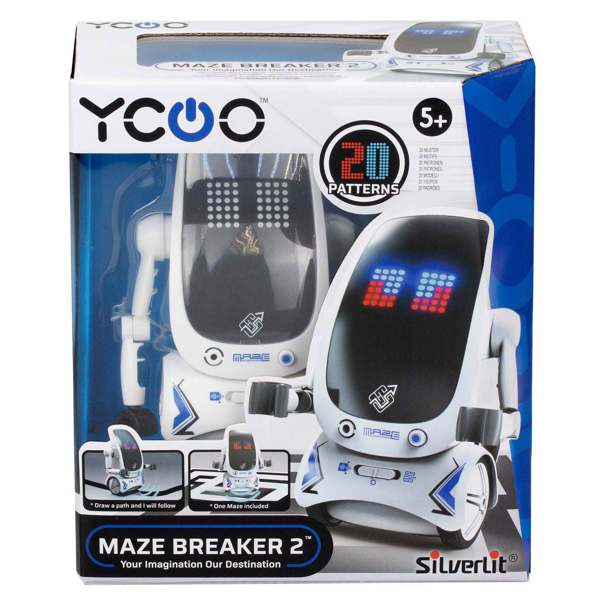 Silverlit robot maze breaker 2 - robot de juguete - cara LED - función de grabación