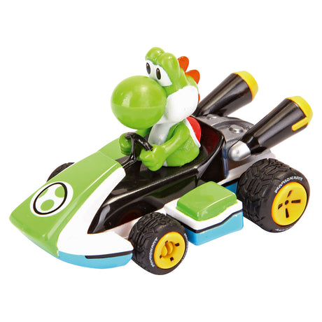 carrera retroceder super mario kart - yoshi
