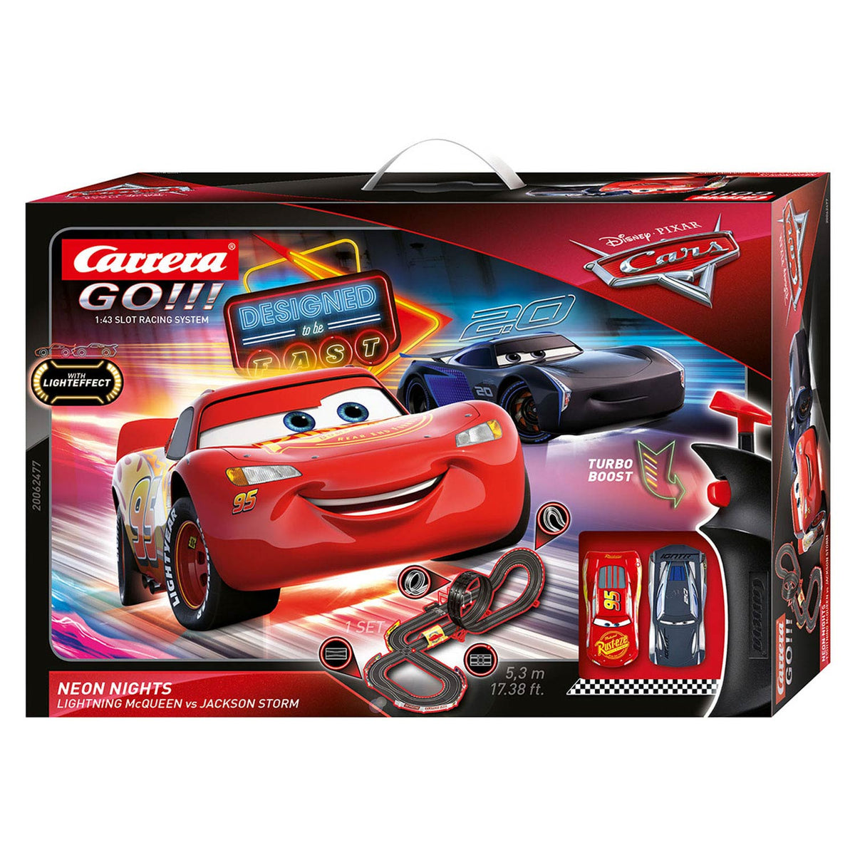 Carrera vamos!!! pista de carreras - coches noches de neón