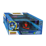 Carrera pull back car team sonic racing - paquete doble de sonic vs.