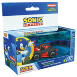 Carrera pull back car team sonic racing - negro