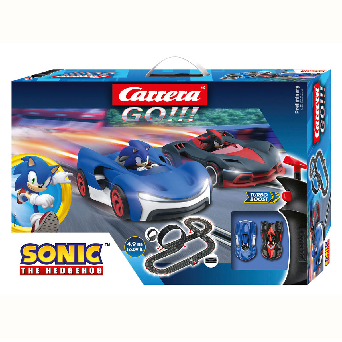 Carrera vamos!!! pista de carreras - sonic