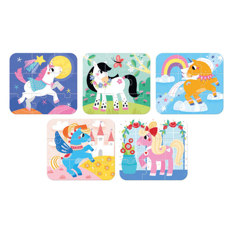Banana panda - ponis rompecabezas para llevar - 16 piezas