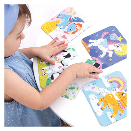 Banana panda - ponis rompecabezas para llevar - 16 piezas