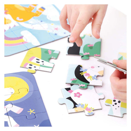 Banana panda - ponis rompecabezas para llevar - 16 piezas