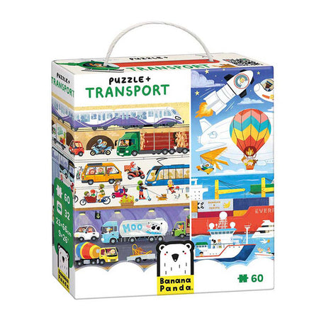Banana panda - transporte de rompecabezas - 24 piezas