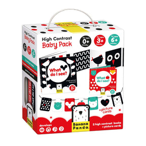 Banana panda - conjunto bebé alto contraste