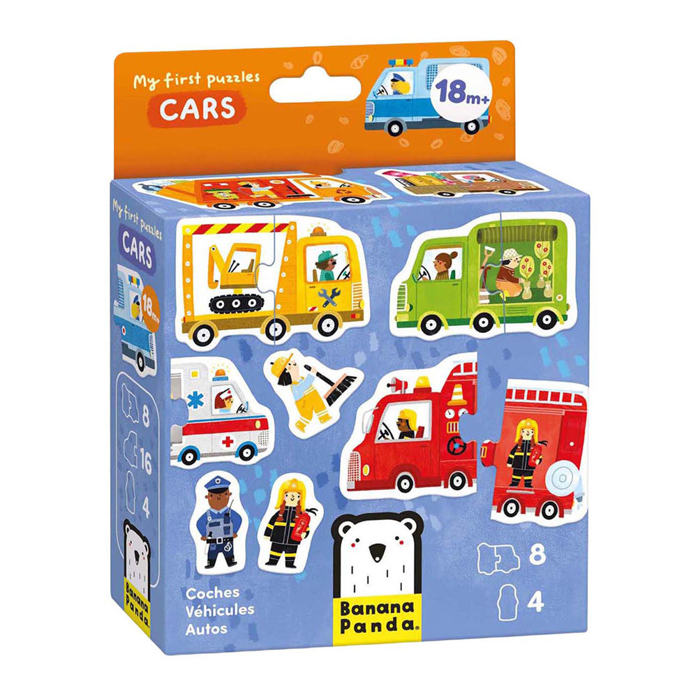 Banana panda - mi primer rompecabezas - coches