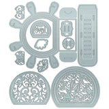 Tonic studios • mi libro de recuerdos die set devotion vanity box libro de recuerdos